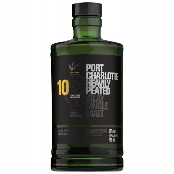 Bruichladdich Port Charlotte 10 Jahre Single Malt Whisky 0,70 Ltr. Flasche, 50% Vol. ohne GP