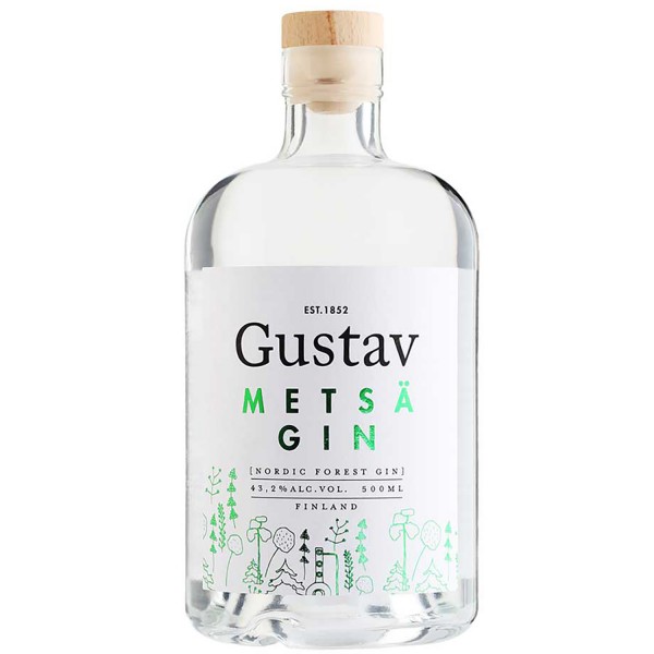 Gustav Metsä Gin 0,50 Ltr. 43,2% Vol.