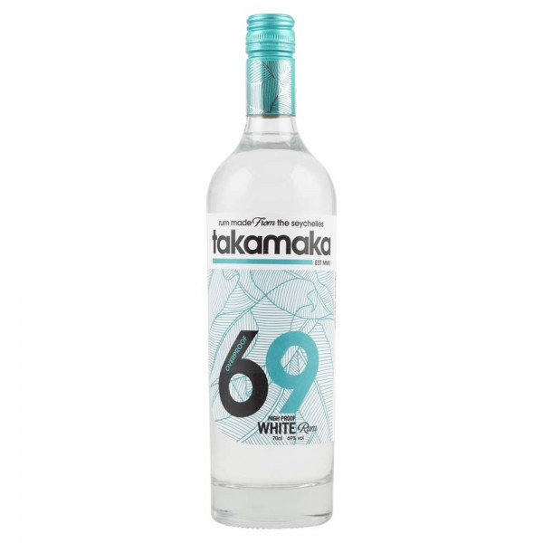 Takamaka 69 Overproof Overproof White Rum 0,70 Ltr. Flasche, 69 % vol.