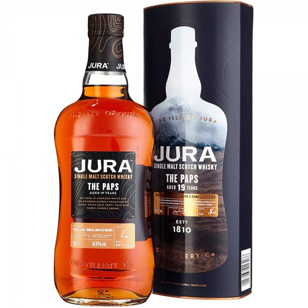 Isle of Jura 19 Jahre The Paps (PX Sherry Finish) 0,7 Ltr. Flasche, 45,6% Vol.