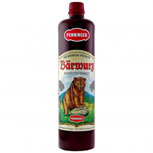 Penninger Bayerwald-Bärwurz in Tonflasche 40% Vol. 0,7 Ltr. Flasche