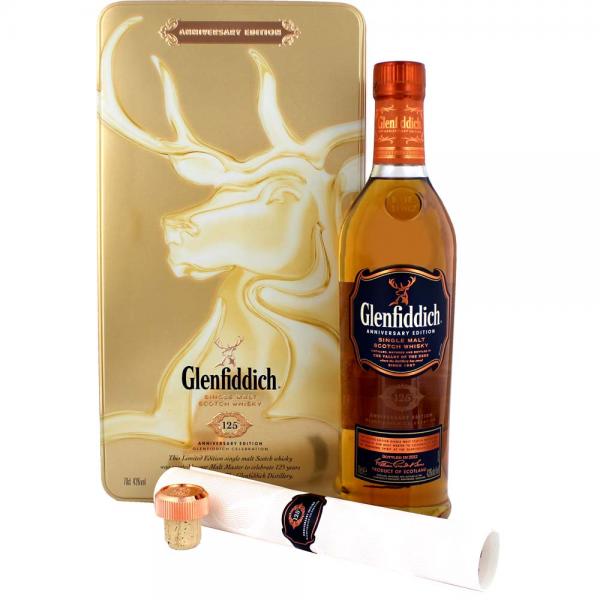 Glenfiddich 125th Anniversary Edition Malt Whisky 0,70 Ltr. 43% Vol.