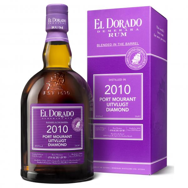 El Dorado Rum Blended 2010/2019 Port Morant Uitvl 49,6% Vol. Diamond Limited Edition 0,7l