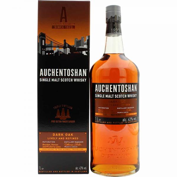 Auchentoshan Dark Oak 43% Vol. 1,0 Ltr. Flasche Whisky