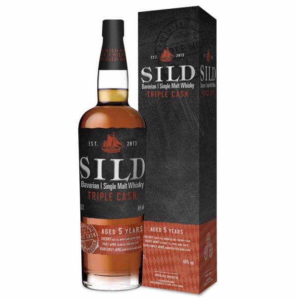 SILD Bavarian Whisky Single Malt Triple Cask 44% Vol. 0,7 Ltr. Flasche