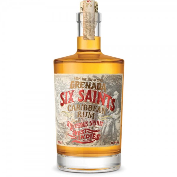 Six Saints Caribbean Rum "Gewürzinsel" Grenada 0,70 Ltr. Flasche, 41,70 % vol.