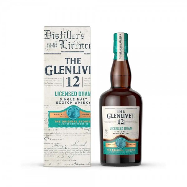 The Glenlivet 12 Jahre Licensed Dram 48% Vol. 0,7 Ltr. Flasche