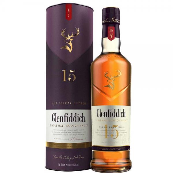 Glenfiddich 15 Jahre Solera Reserve 40% Vol. 0,7 Ltr. Flasche Whisky