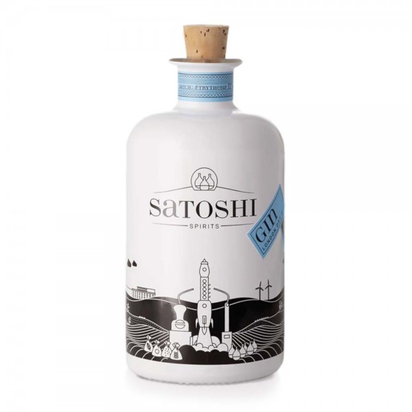 Satoshi London Dry Gin 44% Vol. 0,5 Ltr. Flasche