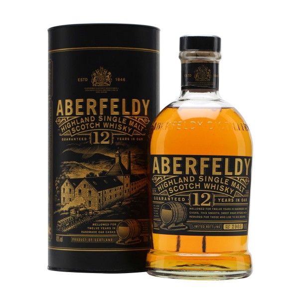 Aberfeldy 12 Jahre Highland Single Malt 40 % Vol. 0,7 Ltr. Flasche