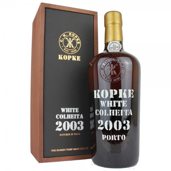 Kopke Colheita White Port 2003 in Holzkiste 0,75 Ltr. Flasche 20% Vol.