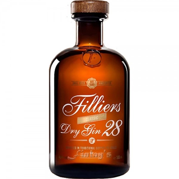 Filliers Premium Dry Gin 28 Belgien 46% Vol. 0,50Ltr. Flasche