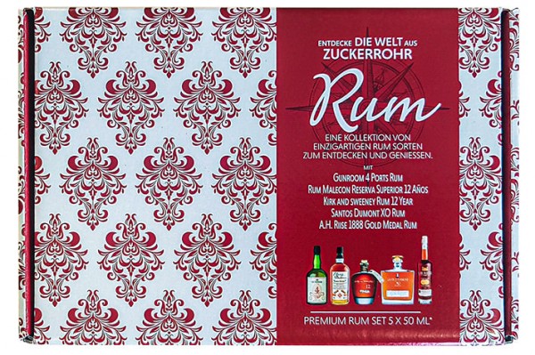 Rum Set Entdecke die Welt 5 x 0,05l