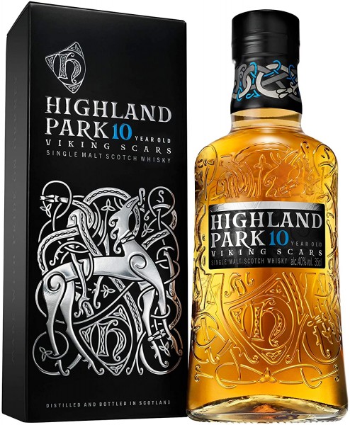 Highland Park 10 Jahre Viking Scars 40% Vol. 0,7 Ltr. Flasche