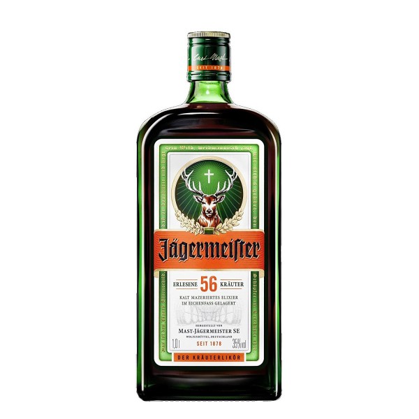 Jägermeister Kräuterlikör 1,0 Ltr. Flasche, 35% vol.