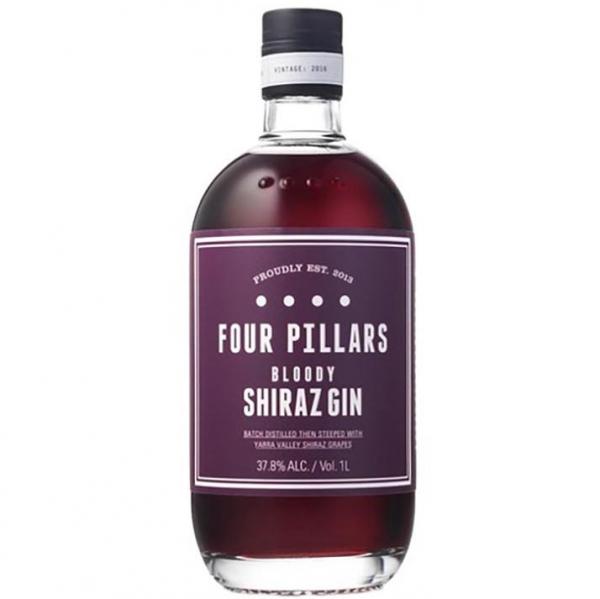 Four Pillars Bloody Shiraz Gin 37,8% Vol. 1 Ltr. Flasche