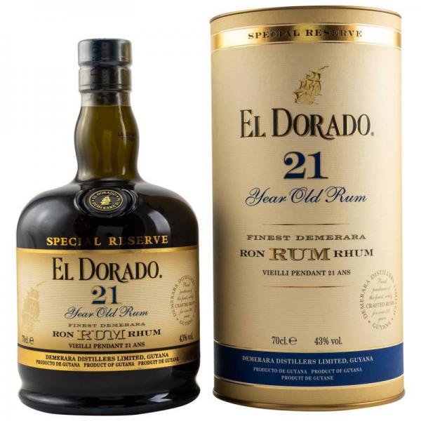 El Dorado 21 Jahre Old Special Reserve 0,70 Ltr. 43% Vol.
