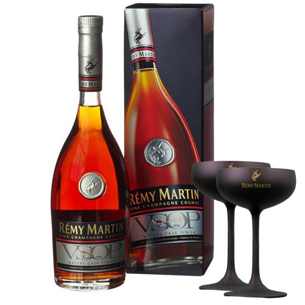 Remy Martin VSOP mit 2 Gläsern Mature Cask Finish 0,70l