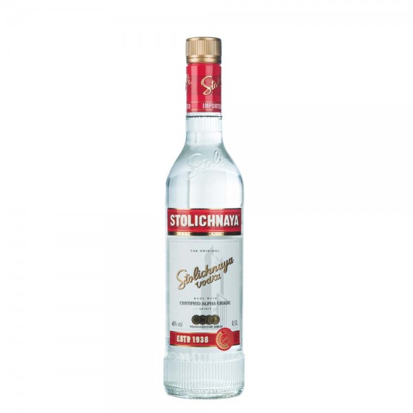 Stolichnaya Vodka 0,50 Ltr. 40% Vol.
