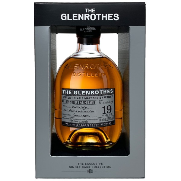 The Glenrothes Vintage 1999 No: 8199 52,8 % Vol. 0,70Ltr. Flasche