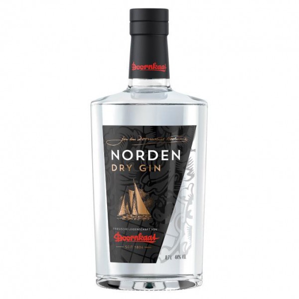 Dornkaat Norden Dry Gin 0,70 Ltr. Flasche, 44% vol.