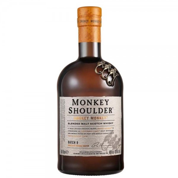 Monkey Shoulder Smokey Monkey Blended Malt 40% Vol. 0,7 Ltr. Flasche