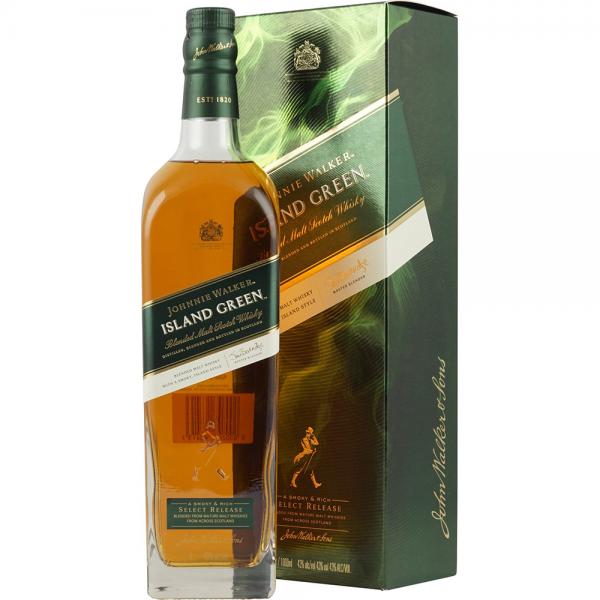 Johnnie Walker Island Green Blended Malt Scotch Whisky 1 Ltr Flasche 43% Vol.