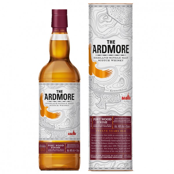 Ardmore Port Wood Finish 12 Jahre 0,7 Ltr. Flasche, 46% Vol.