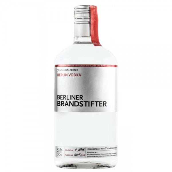 Berliner Brandstifter Vodka Deutschland 0,70 Ltr. Flasche, 43,30 % vol.