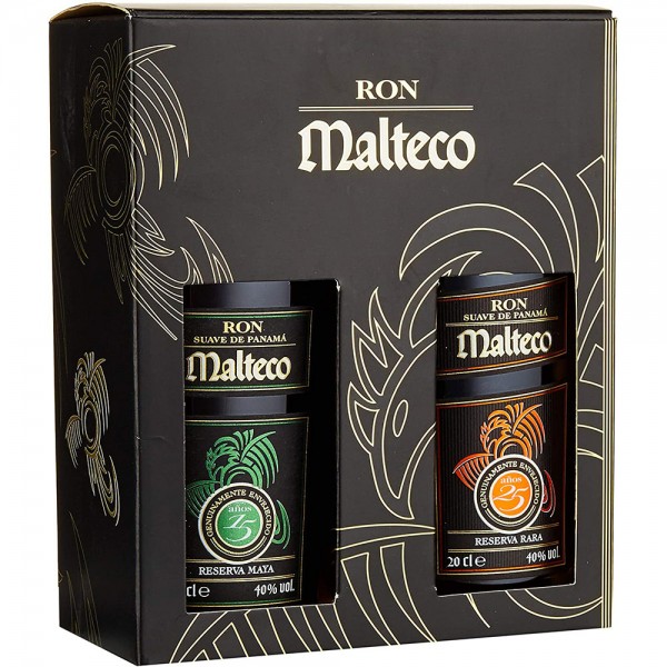 Malteco Giftpack 15YO/25YO 2 x 0,2 Ltr. Flaschen 40% Vol.