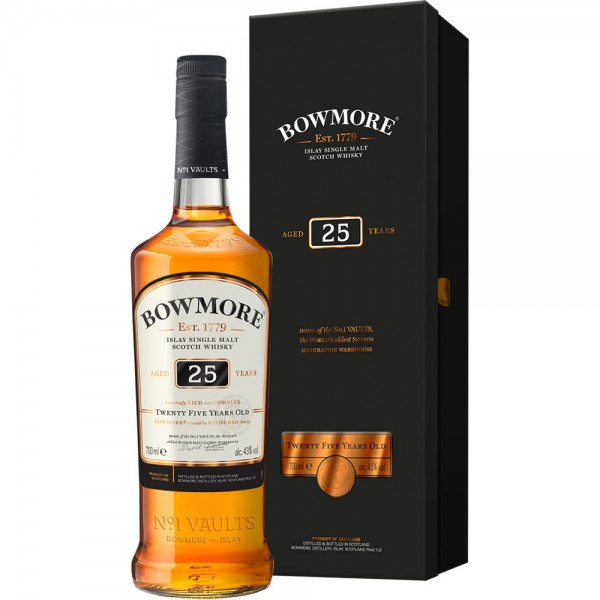 Bowmore 25 Jahre Single Malt Whisky 0,70l