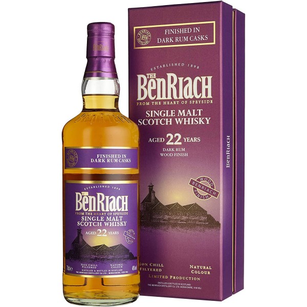 BenRiach 22 Dark Rum Finish 46 % Vol. 0,7 Ltr.