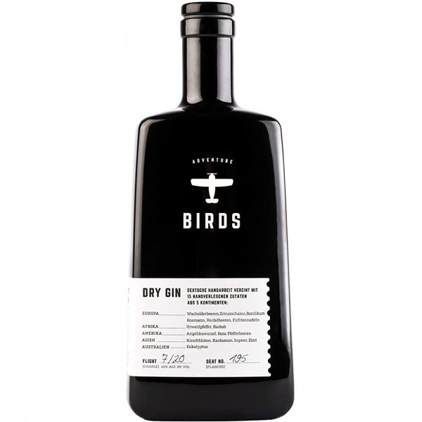 Birds Dry Gin 0,50 Ltr. Flasche, 42,2% Vol.