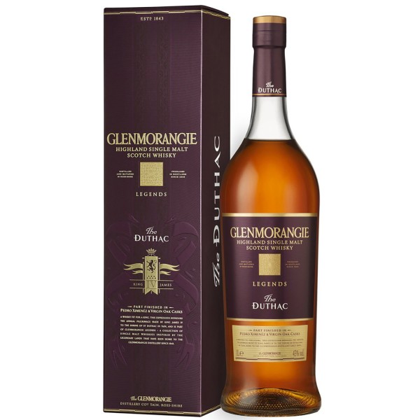 Glenmorangie Legends Duthac Highland Malt Whisky 1,0 Ltr. Flasche 43% Vol.