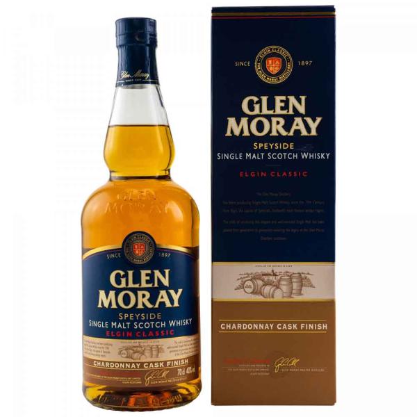 Glen Moray Chardonnay Malt 40% Vol. 0,7 Ltr. Flasche Whisky