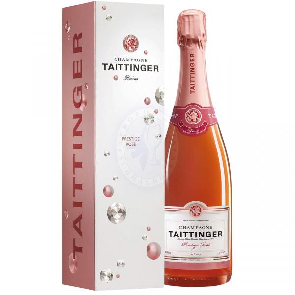 Taittinger Prestige Rosé Brut in Geschenkpackung 0,75 Ltr. Flasche 12% Vol.