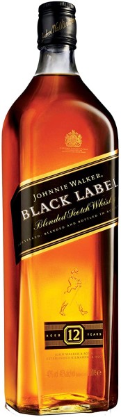 Johnnie Walker Black Label 12 Jahre 40% Vol. 0,7 Ltr. Flasche