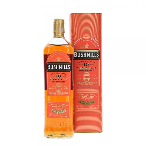 Bushmills 10 Jahre Sherry Cask 46% Vol. 1,0 Ltr. Flasche