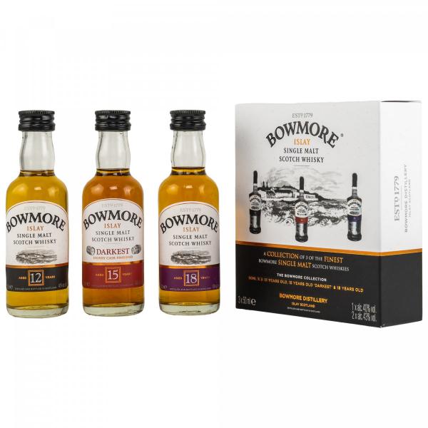 Bowmore Mini Collection 42% Vol. 3 x 0,05 Ltr. Flaschen Whisky