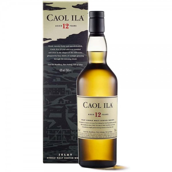 Caol Ila 12 Jahre Single Malt Whisky 43% Vol. 0,7 Ltr. Flasche