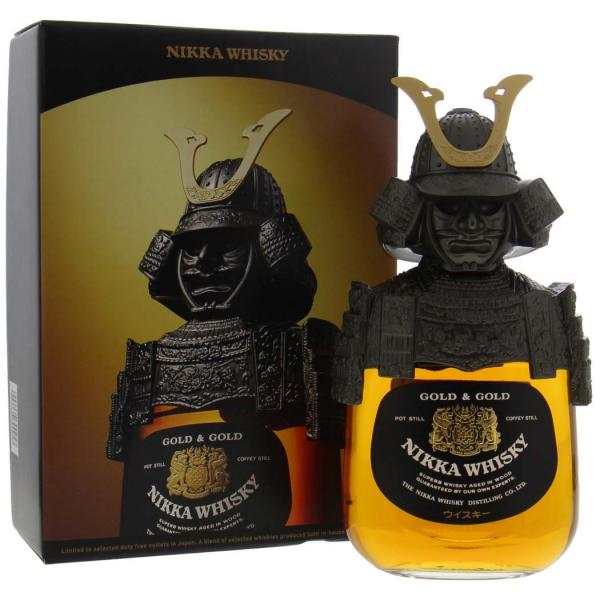 Nikka Gold & Gold Kabuto Samurai 43% Vol. 0,75 Ltr.