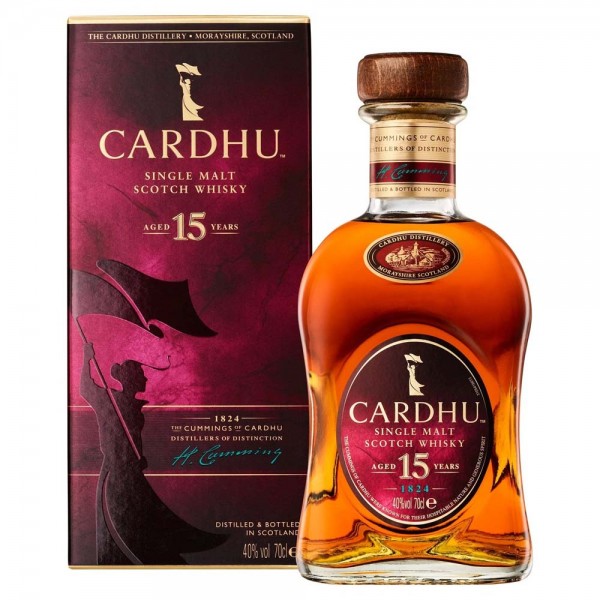 Cardhu 15 Jahre Speyside Single Malt 40 % Vol. 0,7 Ltr.
