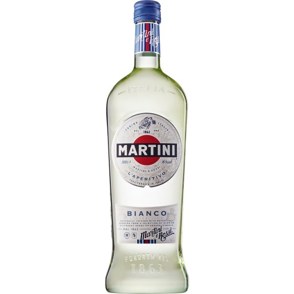 Martini Bianco 1,0 Ltr. Flasche, 14,4% vol.