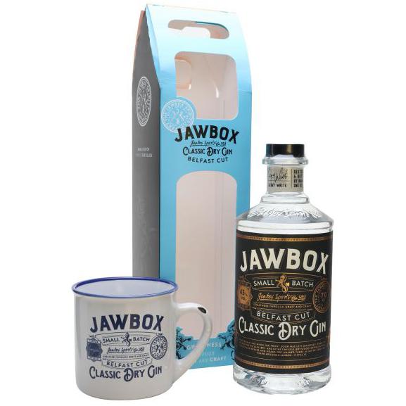 Jawbox Small Batch Gin mit Mug 43% Vol. 0,7 Ltr. Flasche