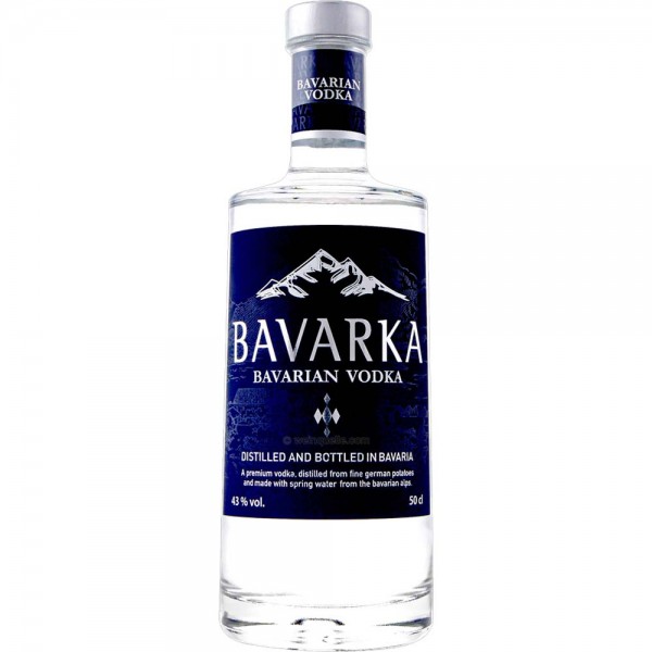Bavarka Bavarian Vodka Vol. 43%, 0,5 Ltr. Flasche