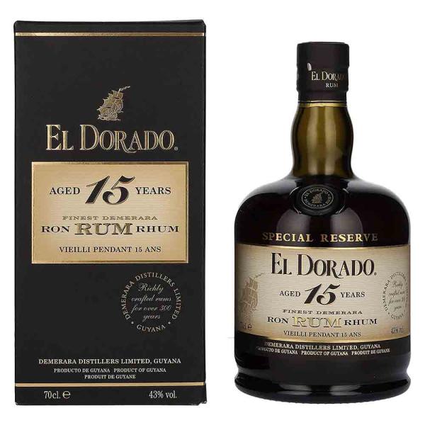 El Dorado Special 15 J. Rum aus Guyana 43%