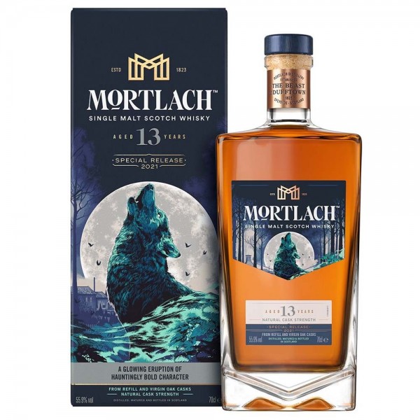 Mortlach 13 Jahre Special Release 2021 Single Malt Whisky 0,70 Ltr. Flasche 55,9% Vol.