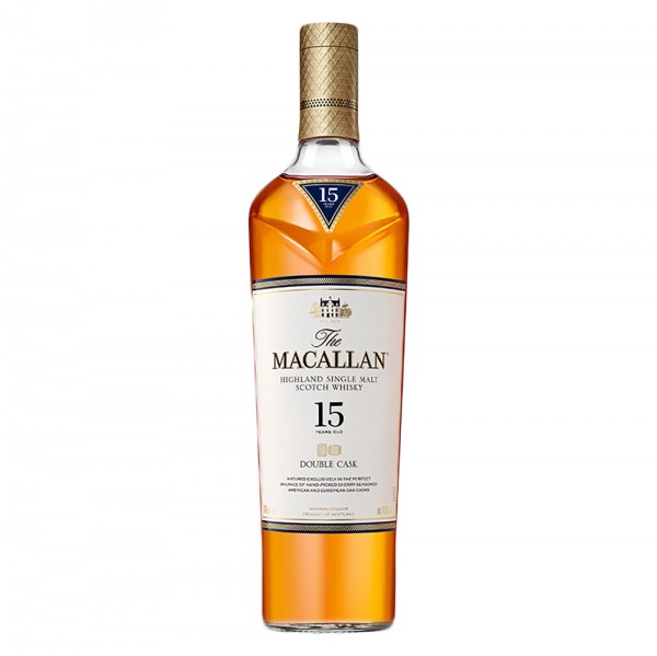 Macallan Double Cask 15 Jahre Single Malt Whisky 0,70 Ltr. Flasche, 43 % vol. ohne GP