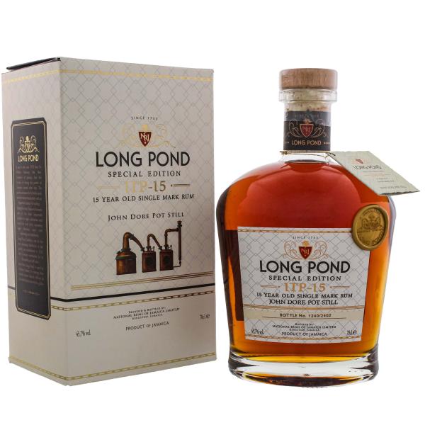 Long Pond ITP 15 Jahre Single Mark Special Edition 45,7% Vol. 0,7 Ltr. Flasche