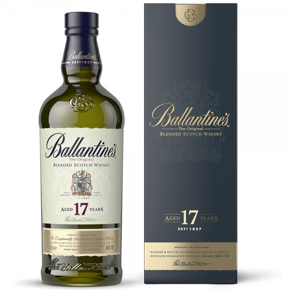 Ballantines 17 Jahre Scotch Whisky 40% Vol. 0,7 Ltr. Flasche